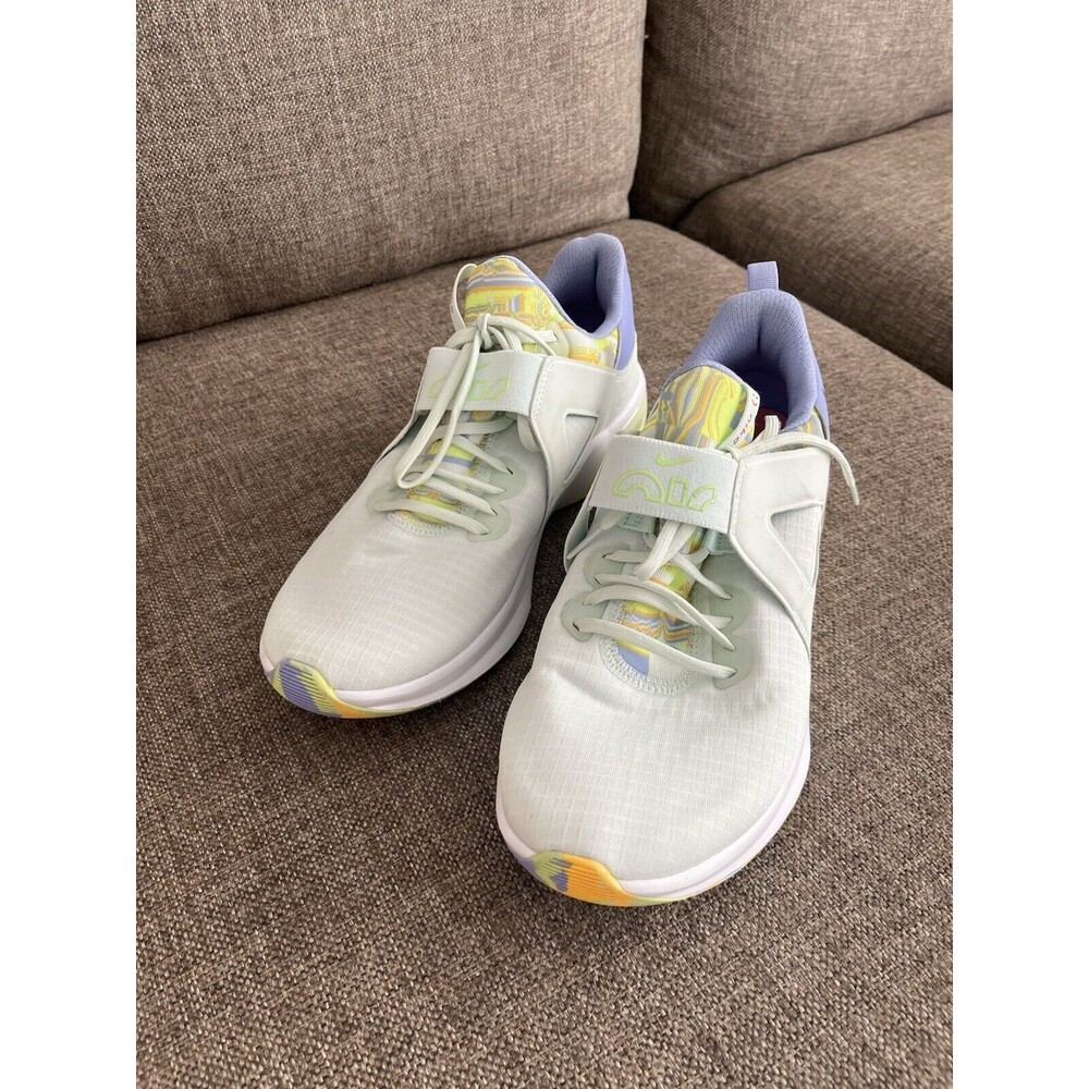 Nike Womens Air Max Bella TR 5 PRM Training Shoes Green Grey Sneaker Size 9.5